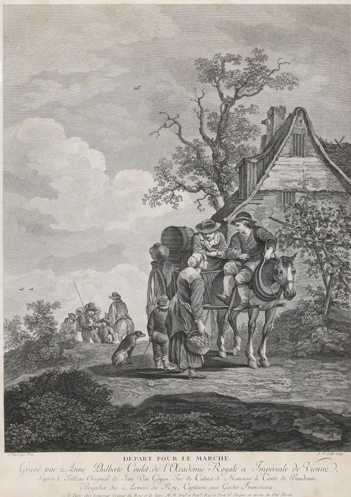 Große Abbildung Nr.1: 134-3354 Coulet, Anne Philiberte: (Künstlergraphik)