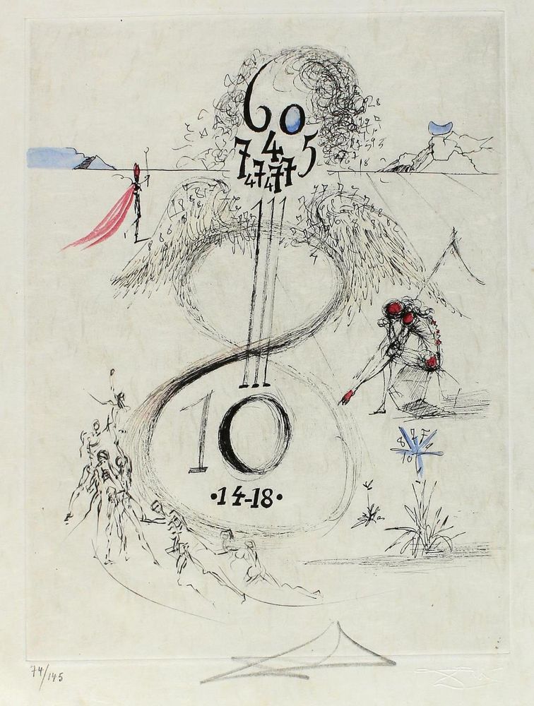 Große Abbildung Nr.10: 134-3365 Dali,Salvador: (Künstlergraphik)