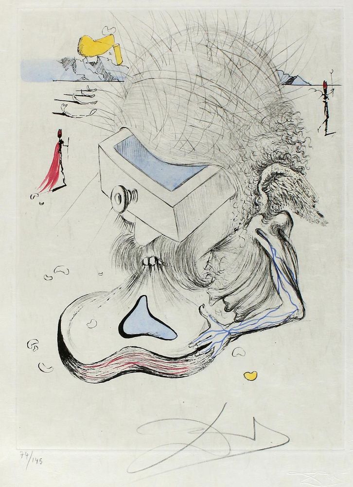 Große Abbildung Nr.7: 134-3365 Dali,Salvador: (Künstlergraphik)