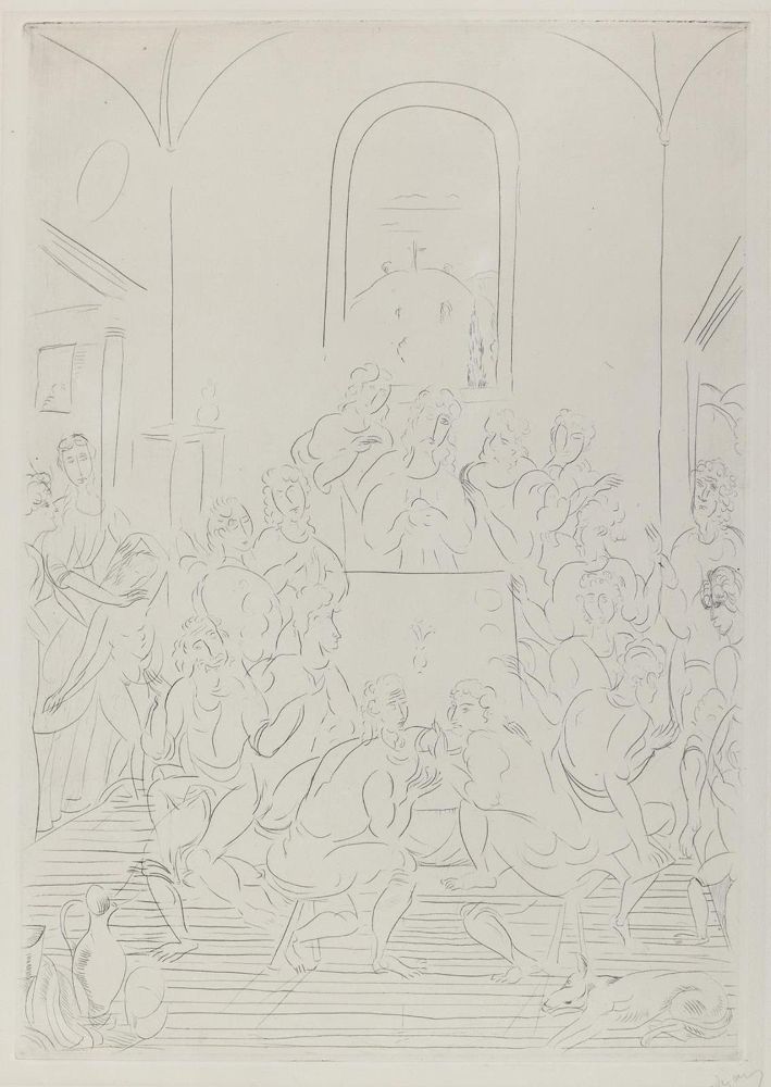 Große Abbildung Nr.1: 134-3373 Derain, André: (Künstlergraphik)