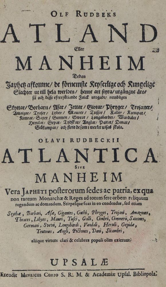 Große Abbildung Nr.1: 134-348 Rudbeck,O.: (Schweden)