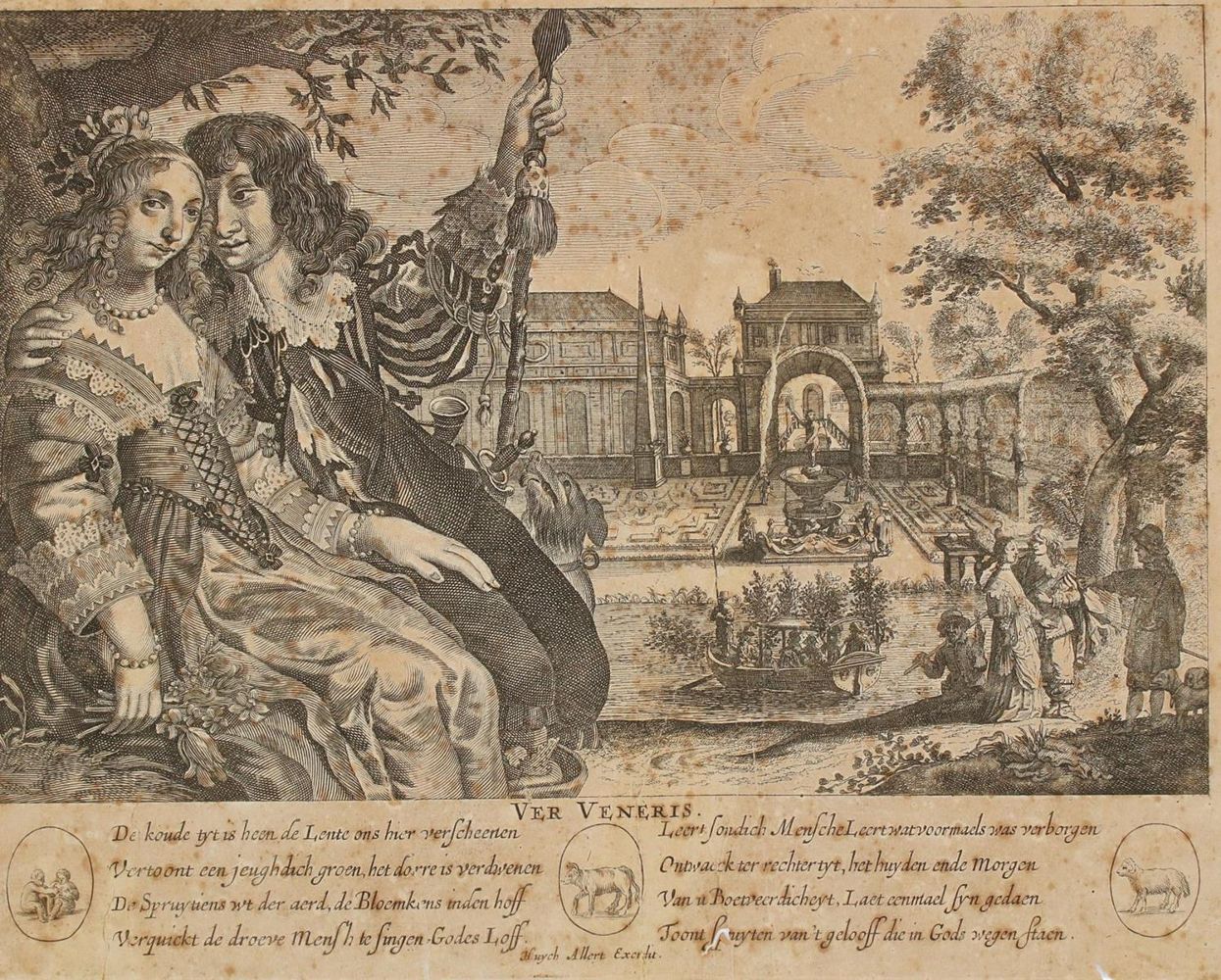 Große Abbildung Nr.1: 134-3480 Falck, Jeremias: (Künstlergraphik, Falck, Jahreszeiten)