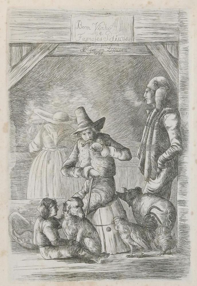 Große Abbildung Nr.1: 134-3490 Fernando II. (Ferdinand August von Sachsen-Coburg u. Gotha,: (Künstlergraphik)