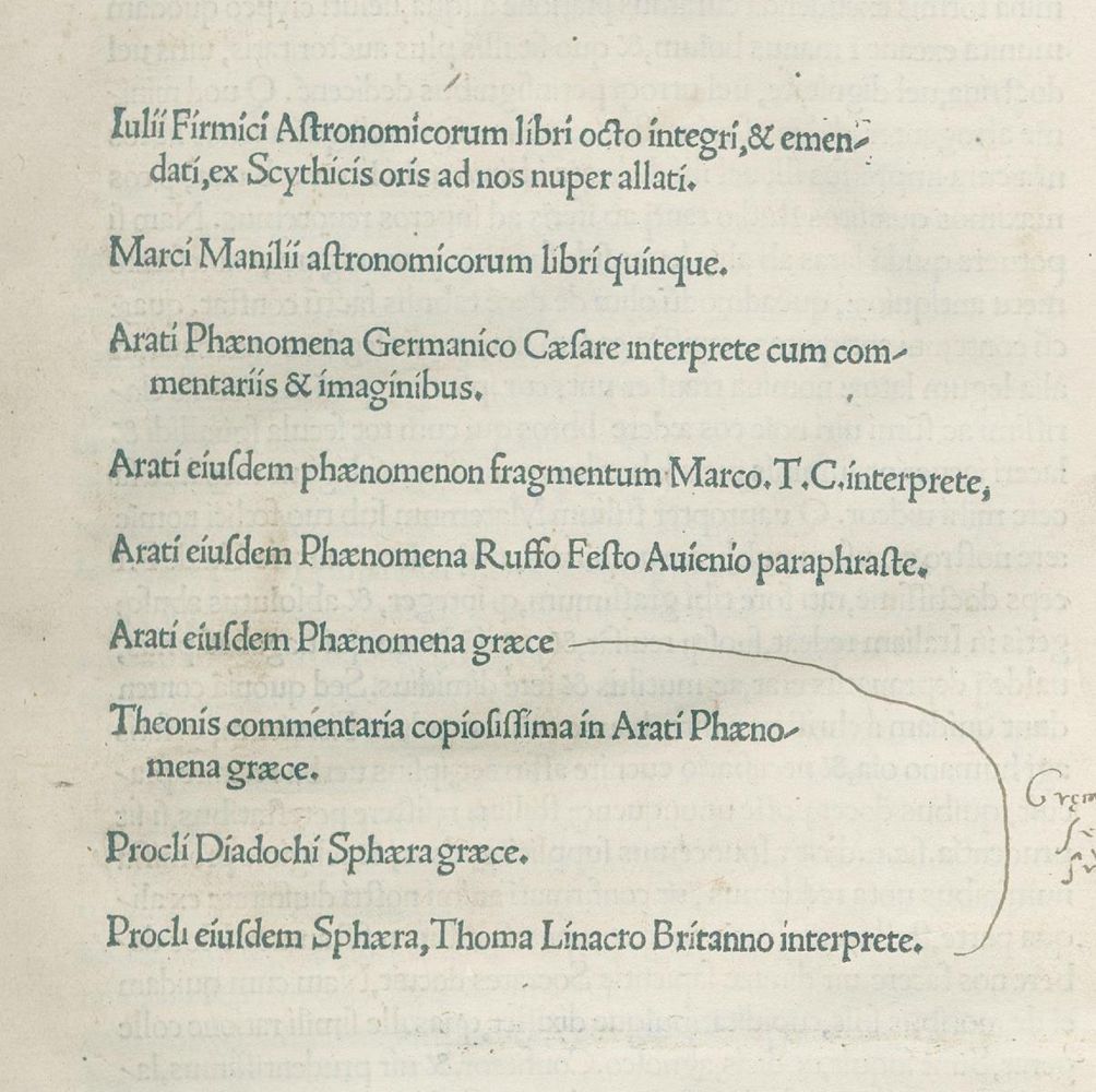 Große Abbildung Nr.1: 134-351 Scriptores astronomici veteres,: (Alte Drucke, Handschriften und Theologie)