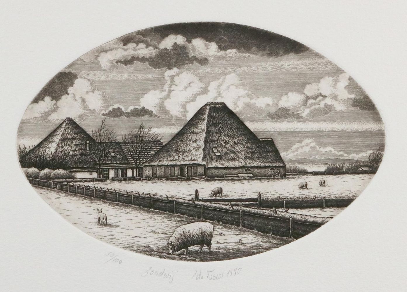 Große Abbildung Nr.1: 134-3516 Froese, Peter: (Künstlergraphik)
