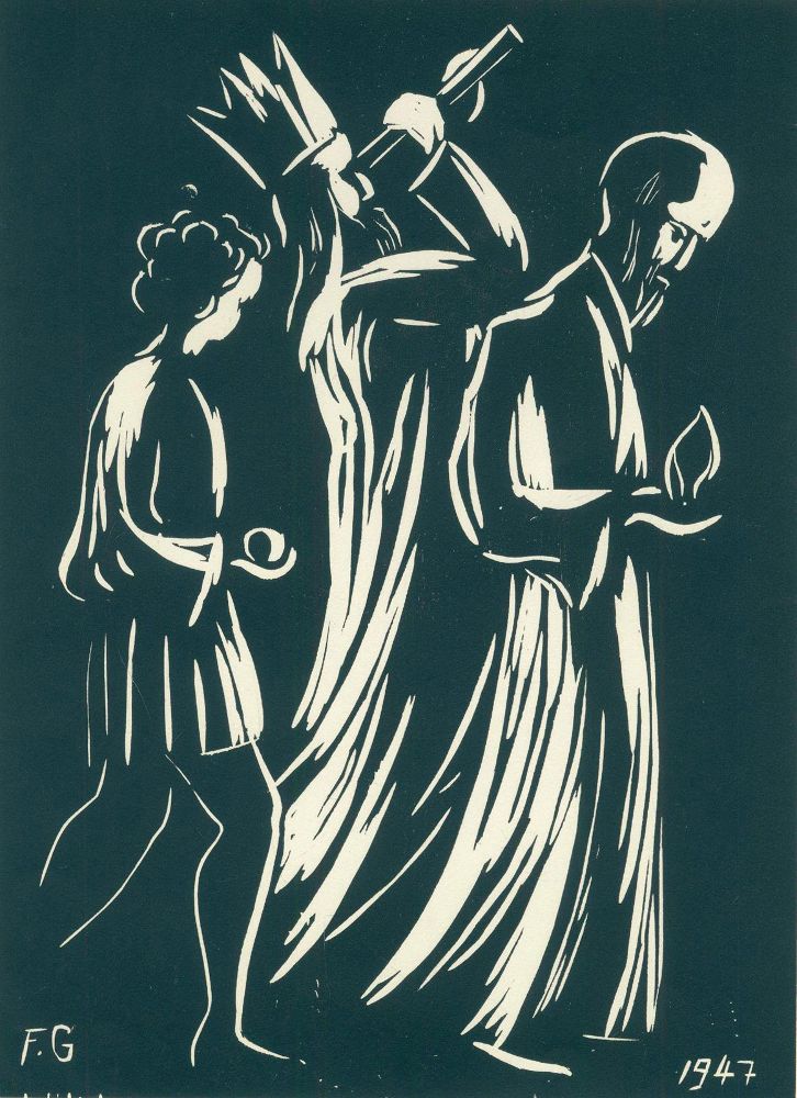 Große Abbildung Nr.2: 134-3541 Gertsch, Franz: (Künstlergraphik)