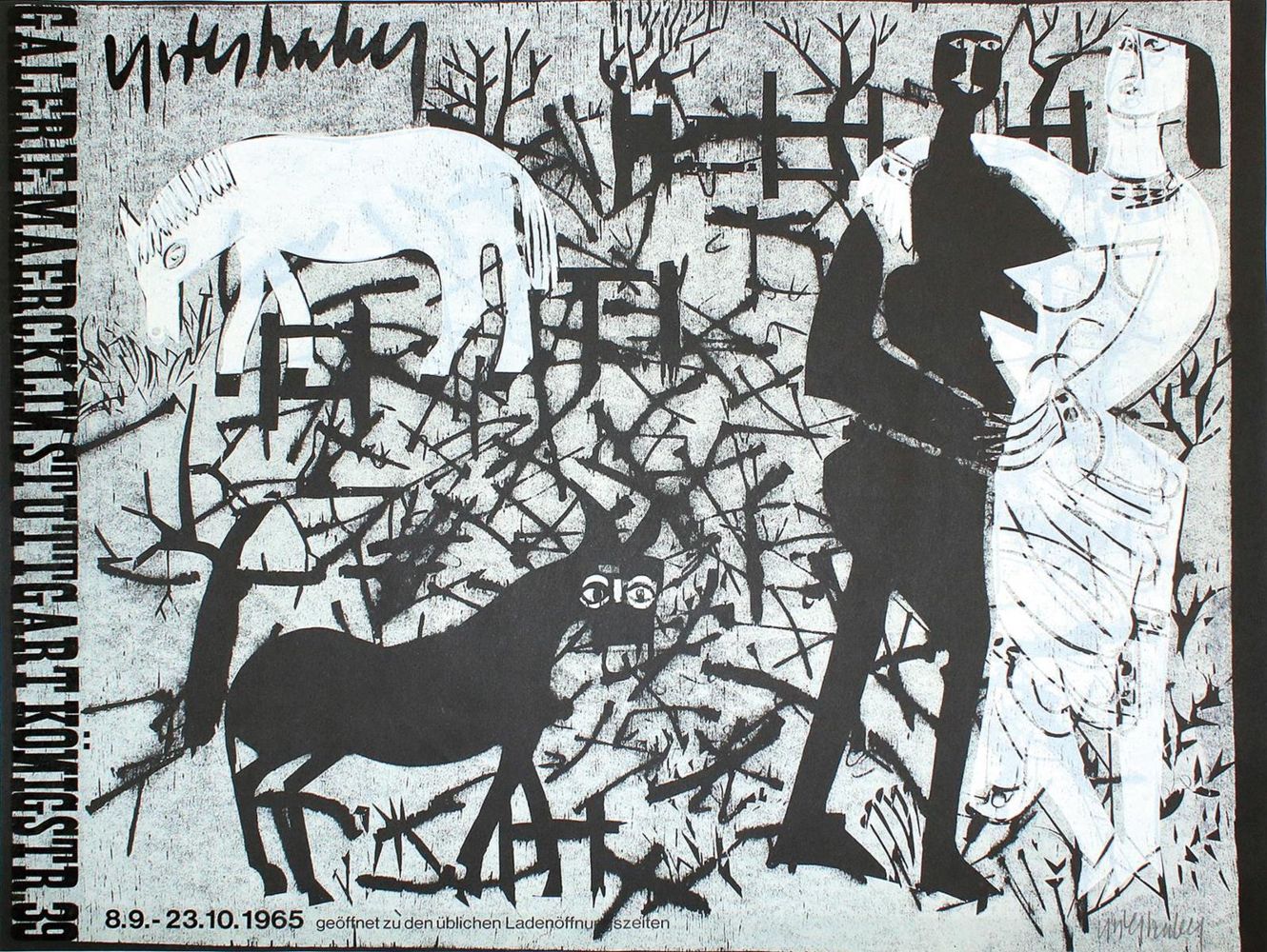 Große Abbildung Nr.1: 134-3571 Grieshaber, HAP: (Künstlergraphik)