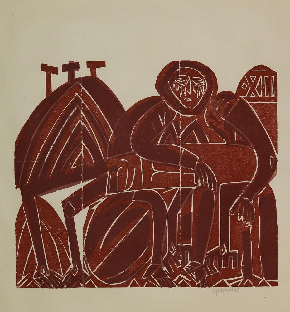 Große Abbildung Nr.1: 134-3575 Grieshaber, HAP: (Künstlergraphik)