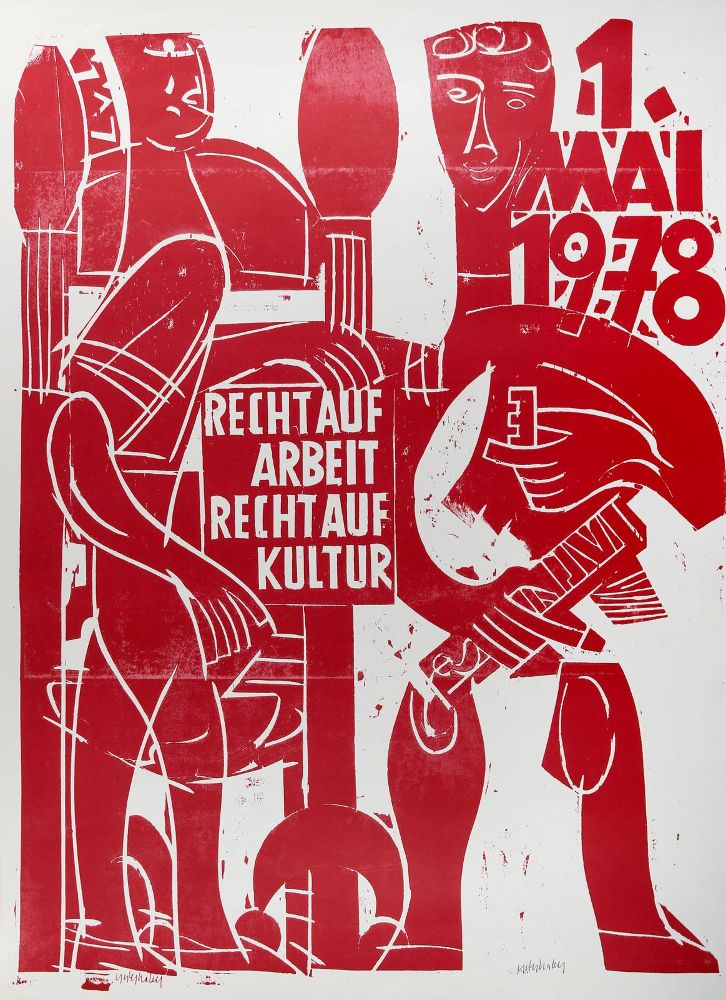 Große Abbildung Nr.4: 134-3580 Grieshaber,HAP: (Künstlergraphik)