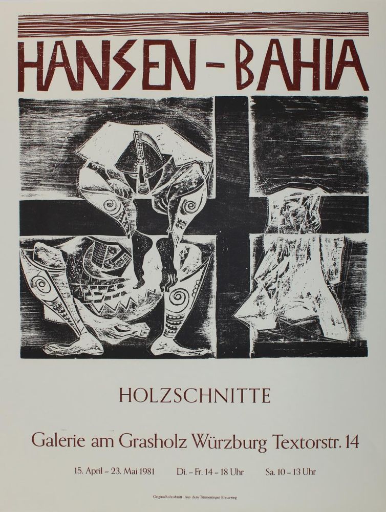 Große Abbildung Nr.1: 134-3615 Hansen-Bahia, Karl-Heinz: (Künstlergraphik)