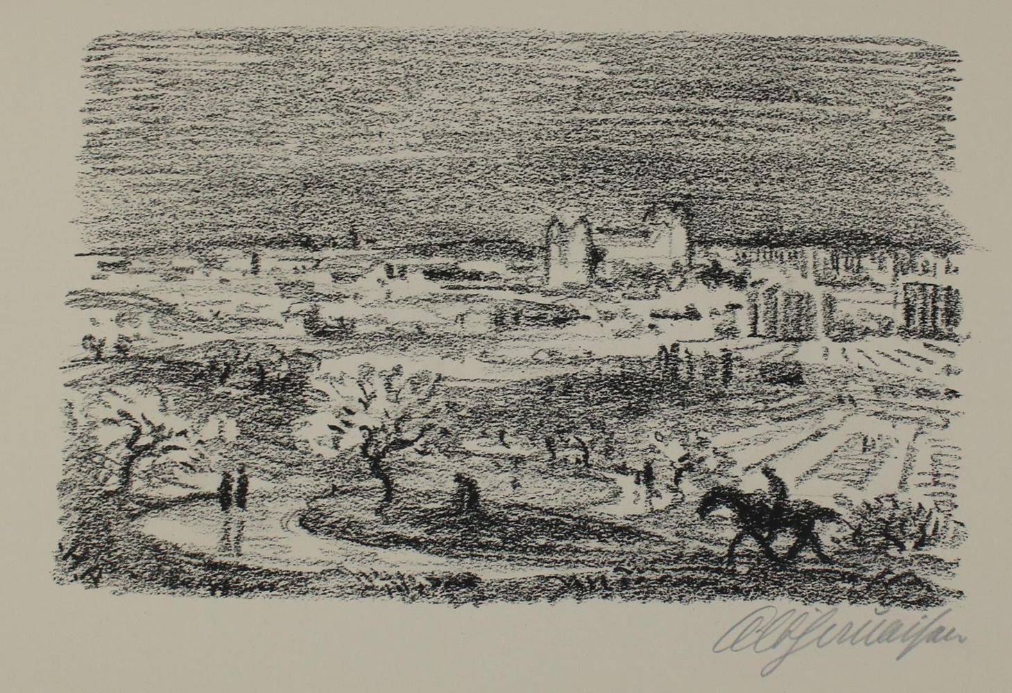 Große Abbildung Nr.3: 134-3626 Haueisen, Albert: (Künstlergraphik)