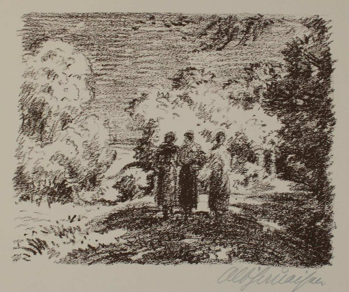 Große Abbildung Nr.4: 134-3626 Haueisen, Albert: (Künstlergraphik)