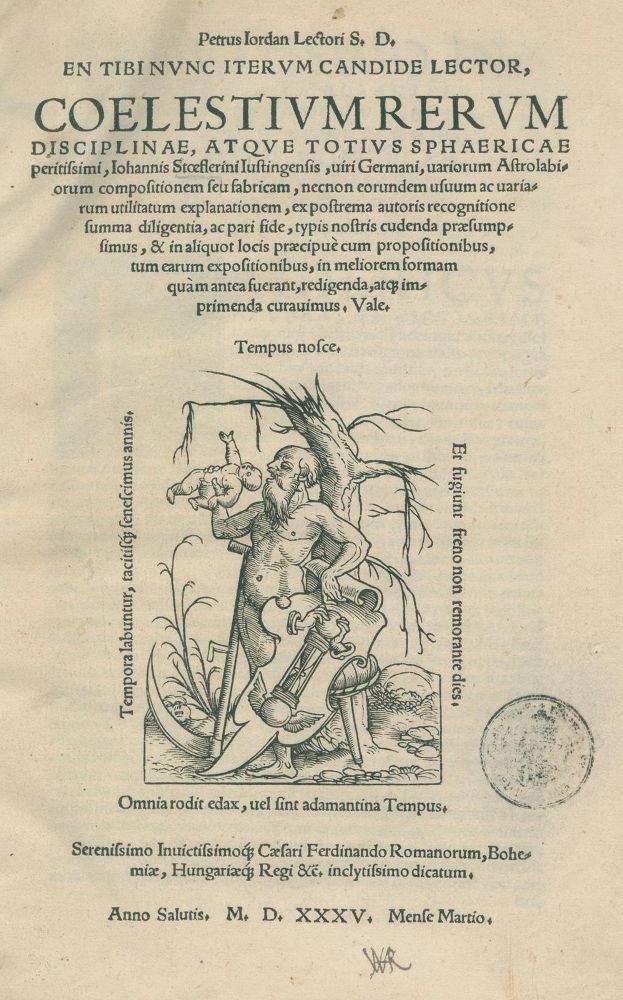 Große Abbildung Nr.1: 134-363 Stoeffler, Johann.: (Alte Drucke, Handschriften und Theologie)