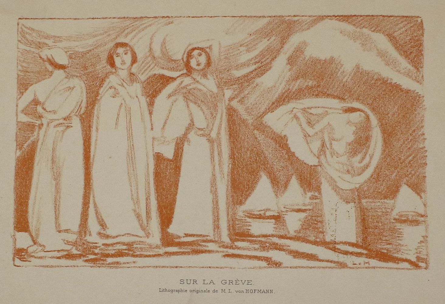 Große Abbildung Nr.3: 134-3657 Hofmann, Ludwig von: (Künstlergraphik)
