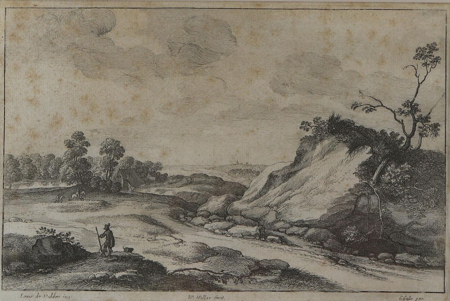 Große Abbildung Nr.1: 134-3664 Hollar, Wenzel: (Künstlergraphik)
