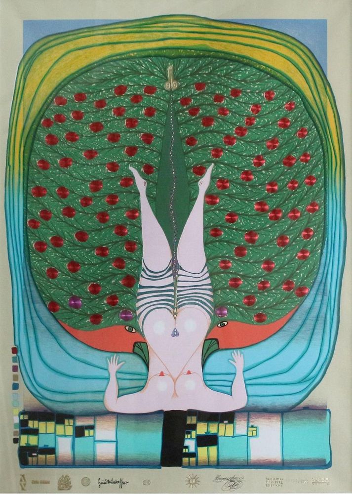Große Abbildung Nr.1: 134-3687 Hundertwasser, Friedensreich: (Künstlergraphik)