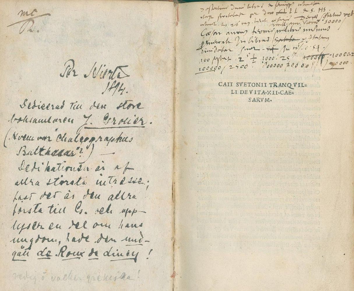 Große Abbildung Nr.1: 134-369 Suetonius Tranquillus, Caius.: (Alte Drucke, Handschriften und Theologie)