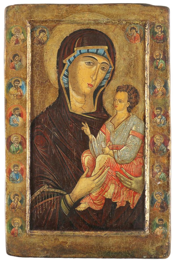 Große Abbildung Nr.1: 134-3697 Gottesmutter Hodegetria.: (Künstlergraphik, Ikonen)