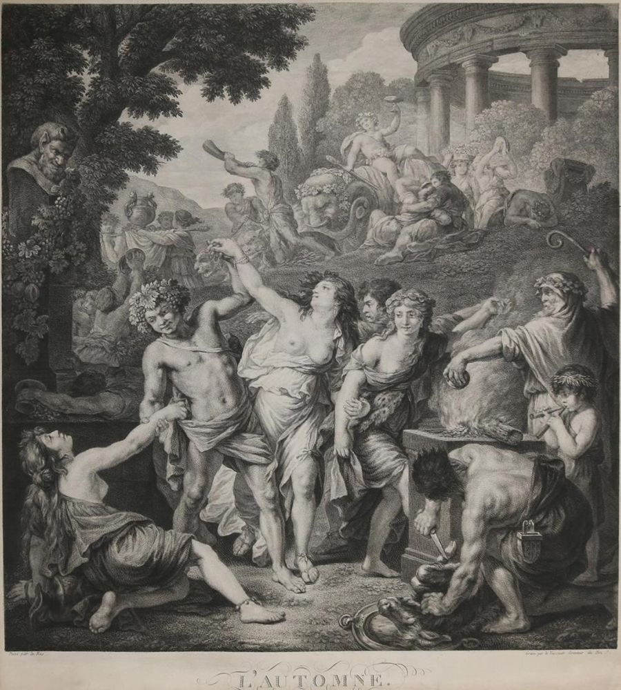 Große Abbildung Nr.1: 134-3709 Jahreszeit.: (Künstlergraphik)