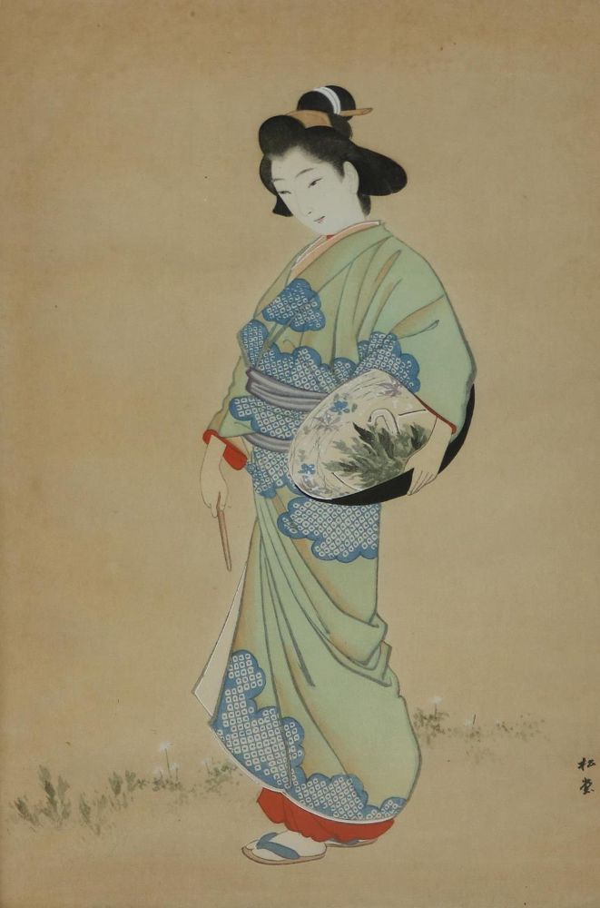 Große Abbildung Nr.3: 134-3737 Shodo, Yukawa: (Künstlergraphik, Japan)