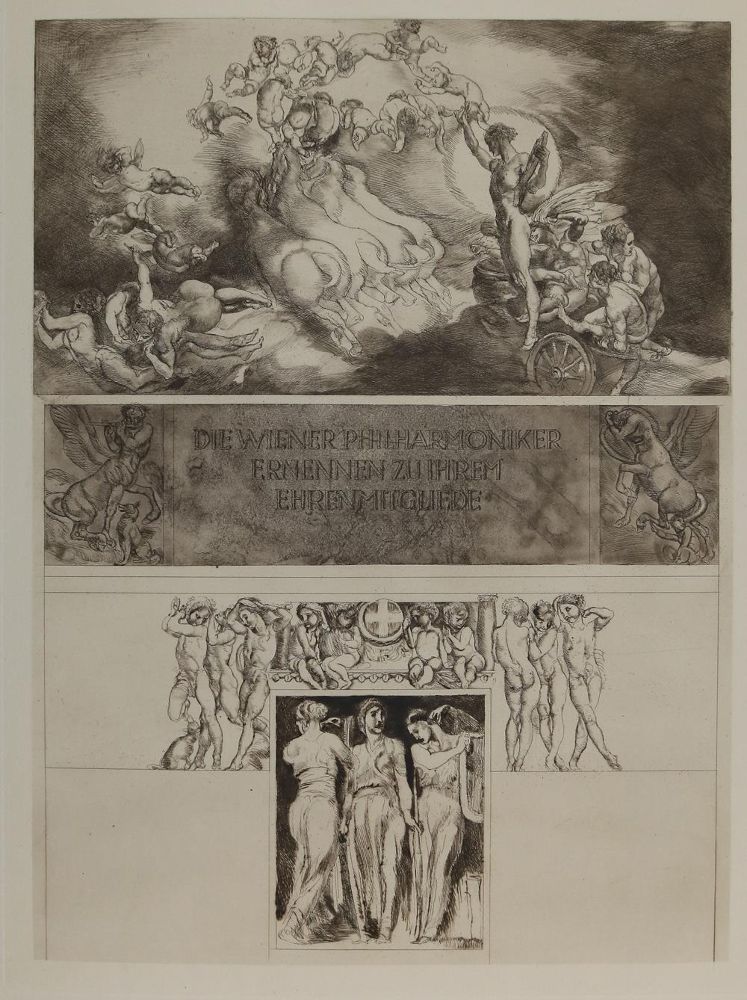 Große Abbildung Nr.1: 134-3750 Jettmar, Rudolf: (Künstlergraphik)