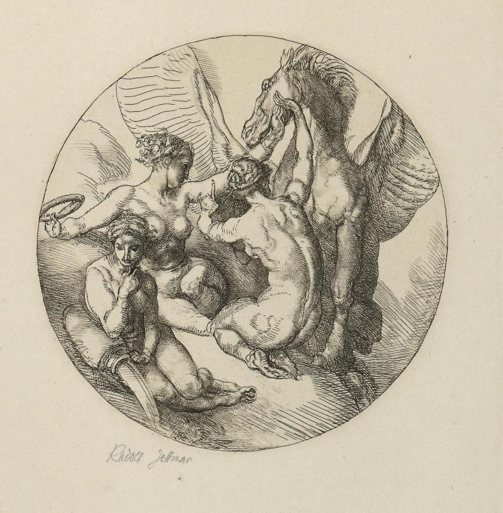 Große Abbildung Nr.1: 134-3760 Jettmar, Rudolf: (Künstlergraphik)