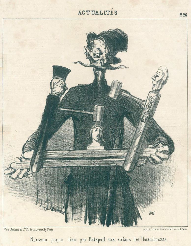 Große Abbildung Nr.1: 134-3782 Daumier, Honoré: (Künstlergraphik, Karikatur)
