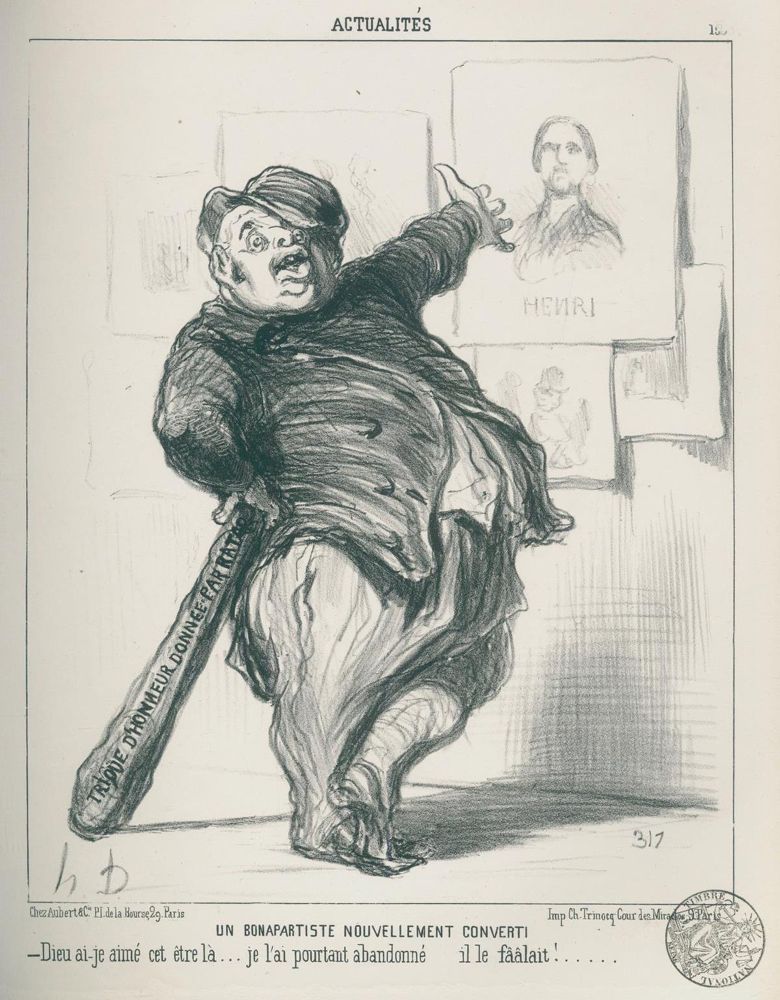 Große Abbildung Nr.2: 134-3782 Daumier, Honoré: (Künstlergraphik, Karikatur)