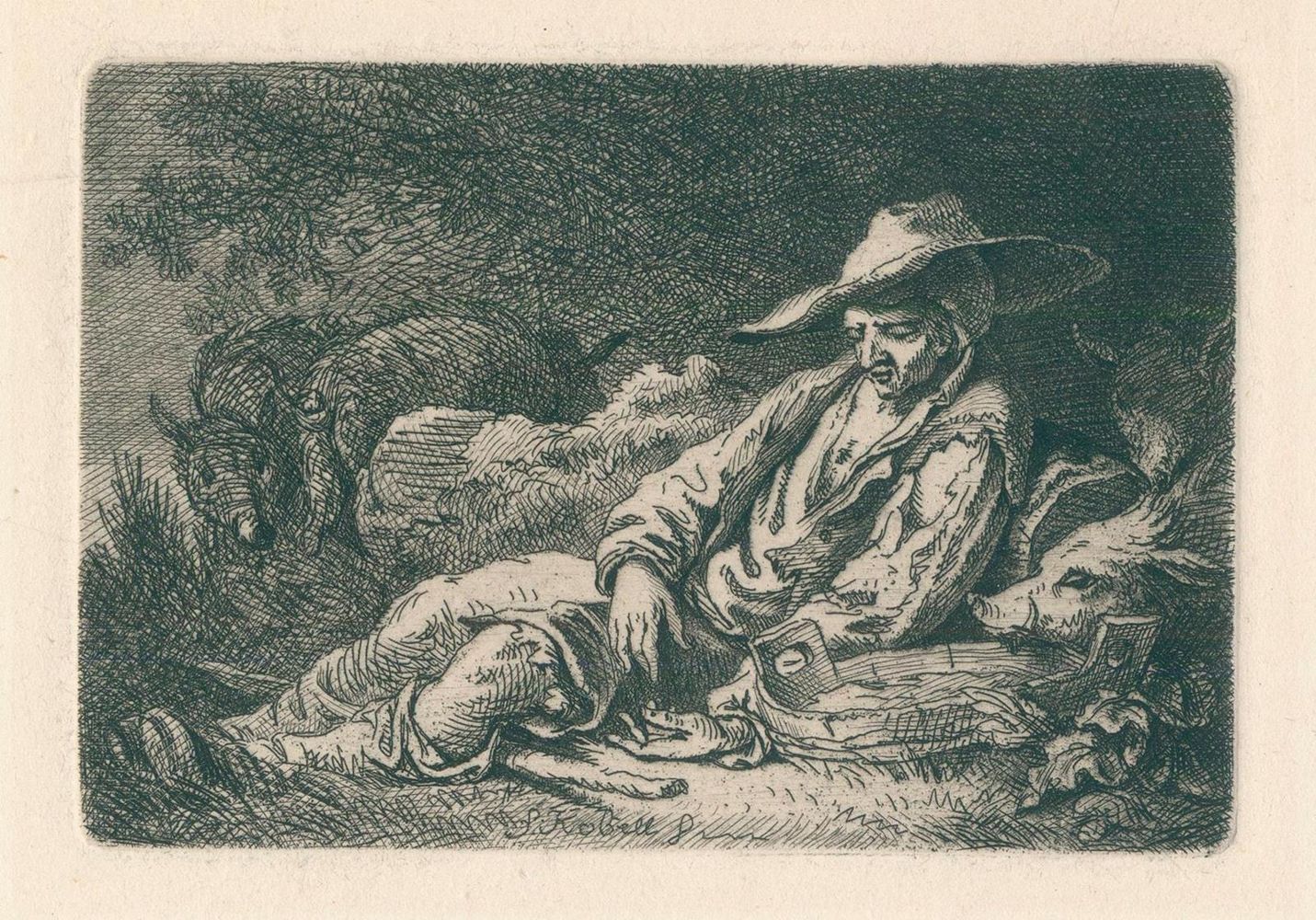 Große Abbildung Nr.3: 134-3810 Kobell, Ferdinand: (Künstlergraphik)