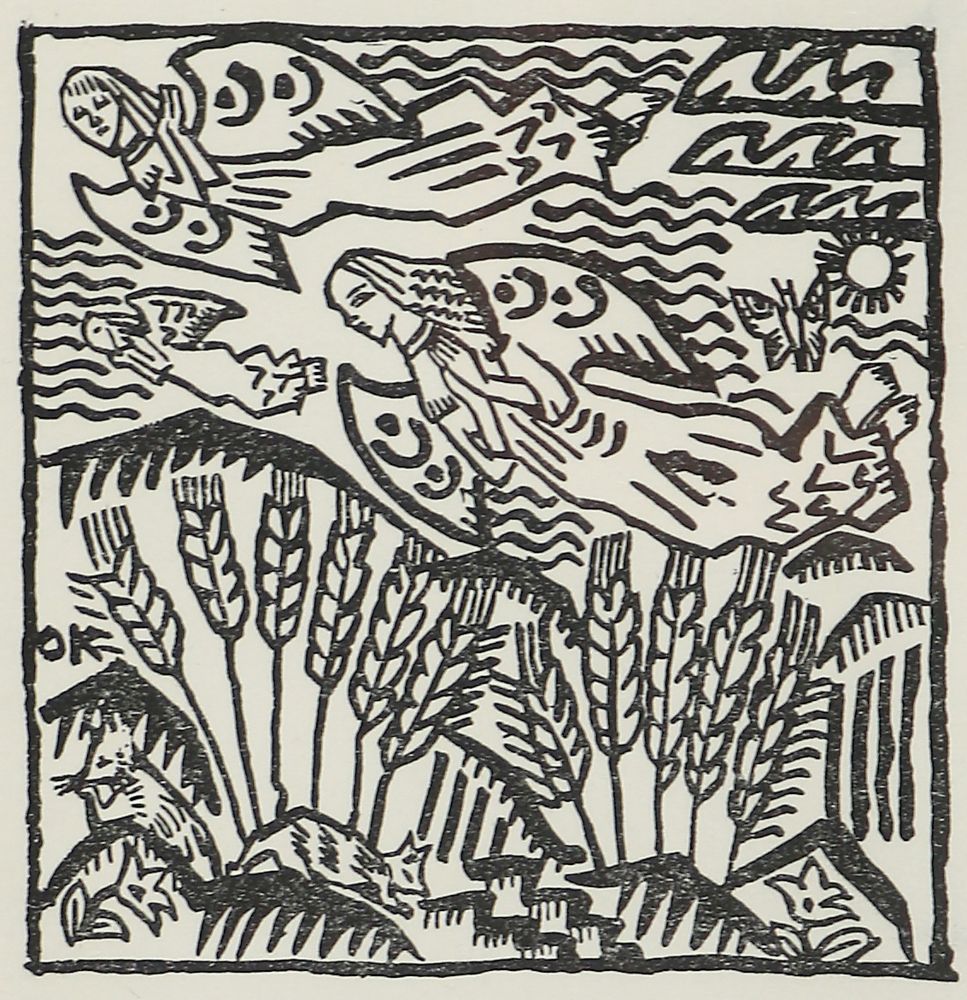Große Abbildung Nr.1: 134-3813 Kokoschka, Oskar: (Künstlergraphik, Kokoschka, Exlibris)