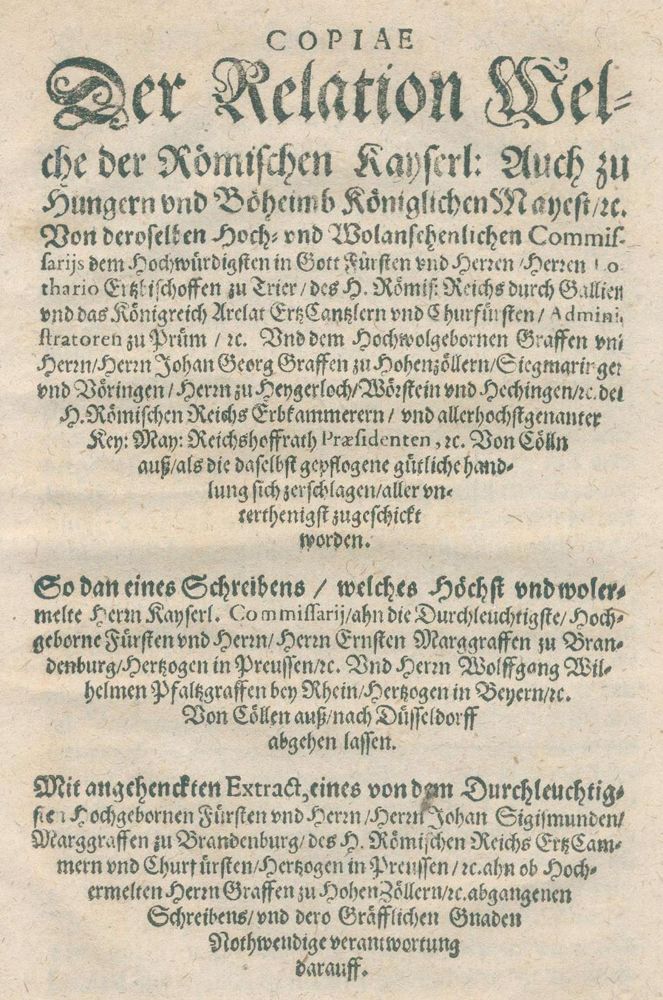 Große Abbildung Nr.2: 134-382 Copiae der Relation: (Ungarn, Böhmen)
