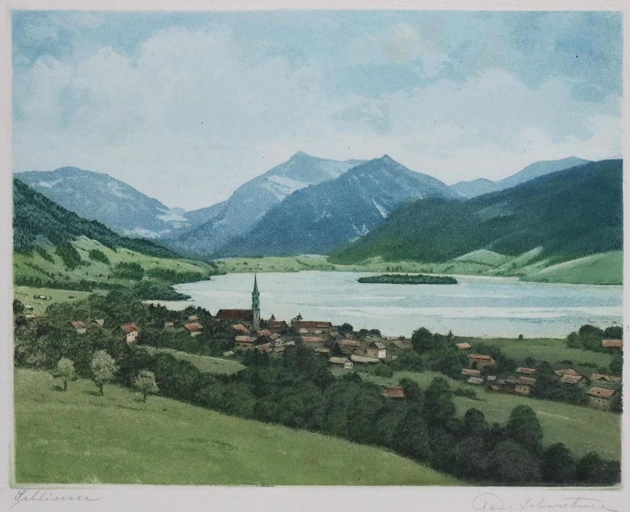 Große Abbildung Nr.2: 134-3851 Konvolut: (Künstlergraphik)