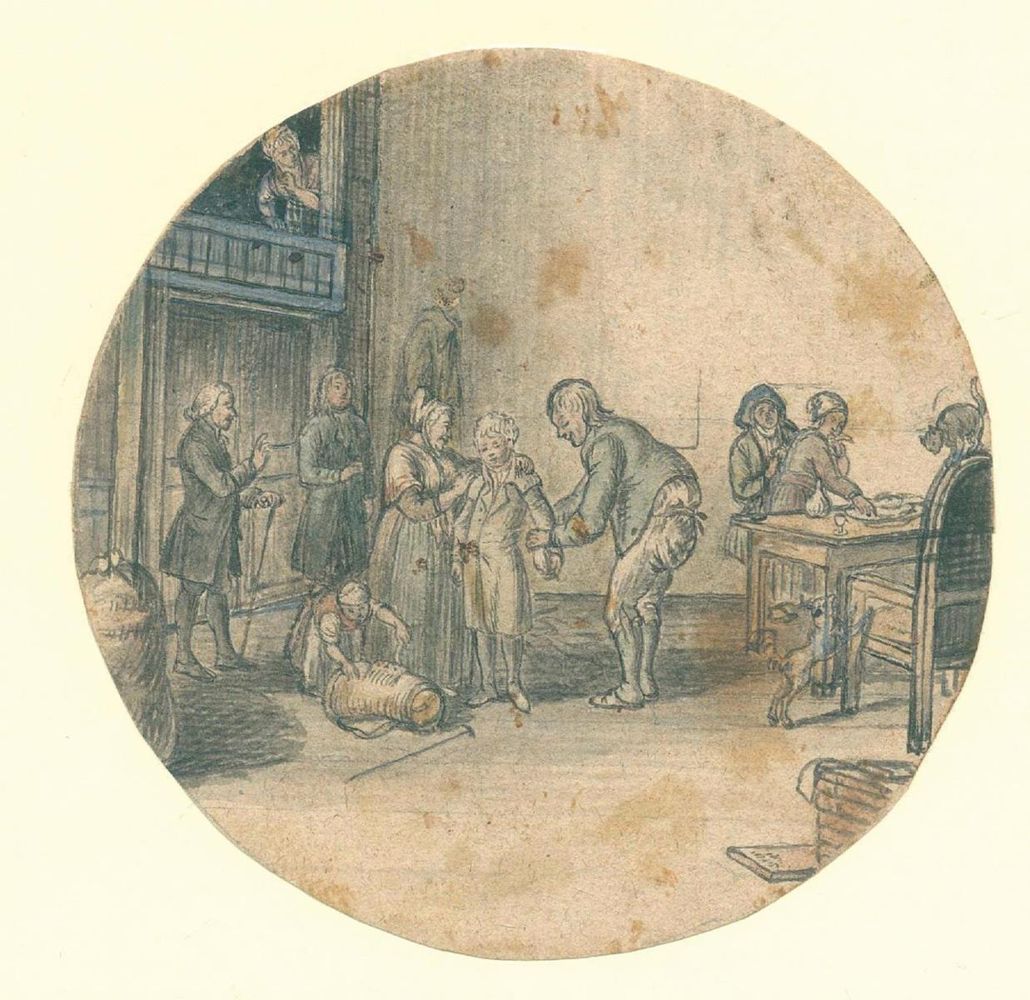 Große Abbildung Nr.1: 134-3856 Kraus, Georg Melchior: (Künstlergraphik)