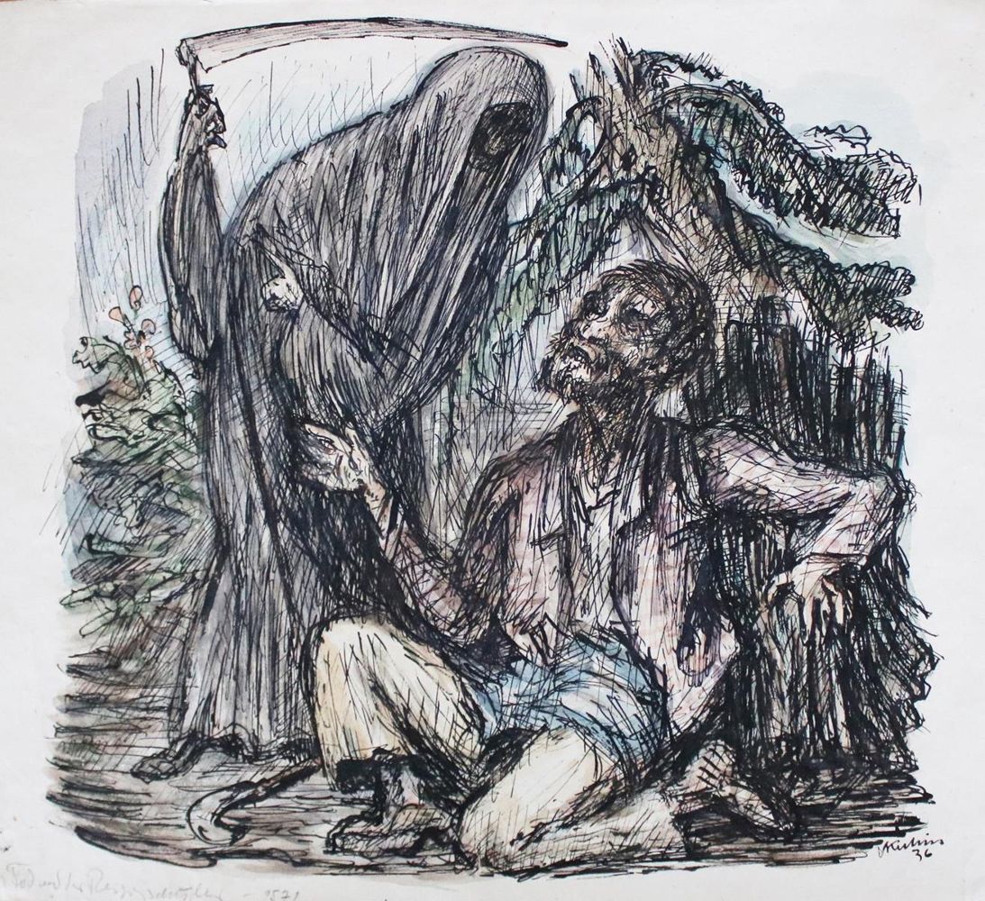 Große Abbildung Nr.1: 134-3860 Kubin, Alfred: (Künstlergraphik)