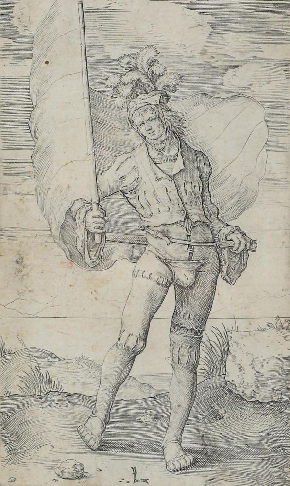 Große Abbildung Nr.1: 134-3899 Leyden, Lucas van: (Künstlergraphik)