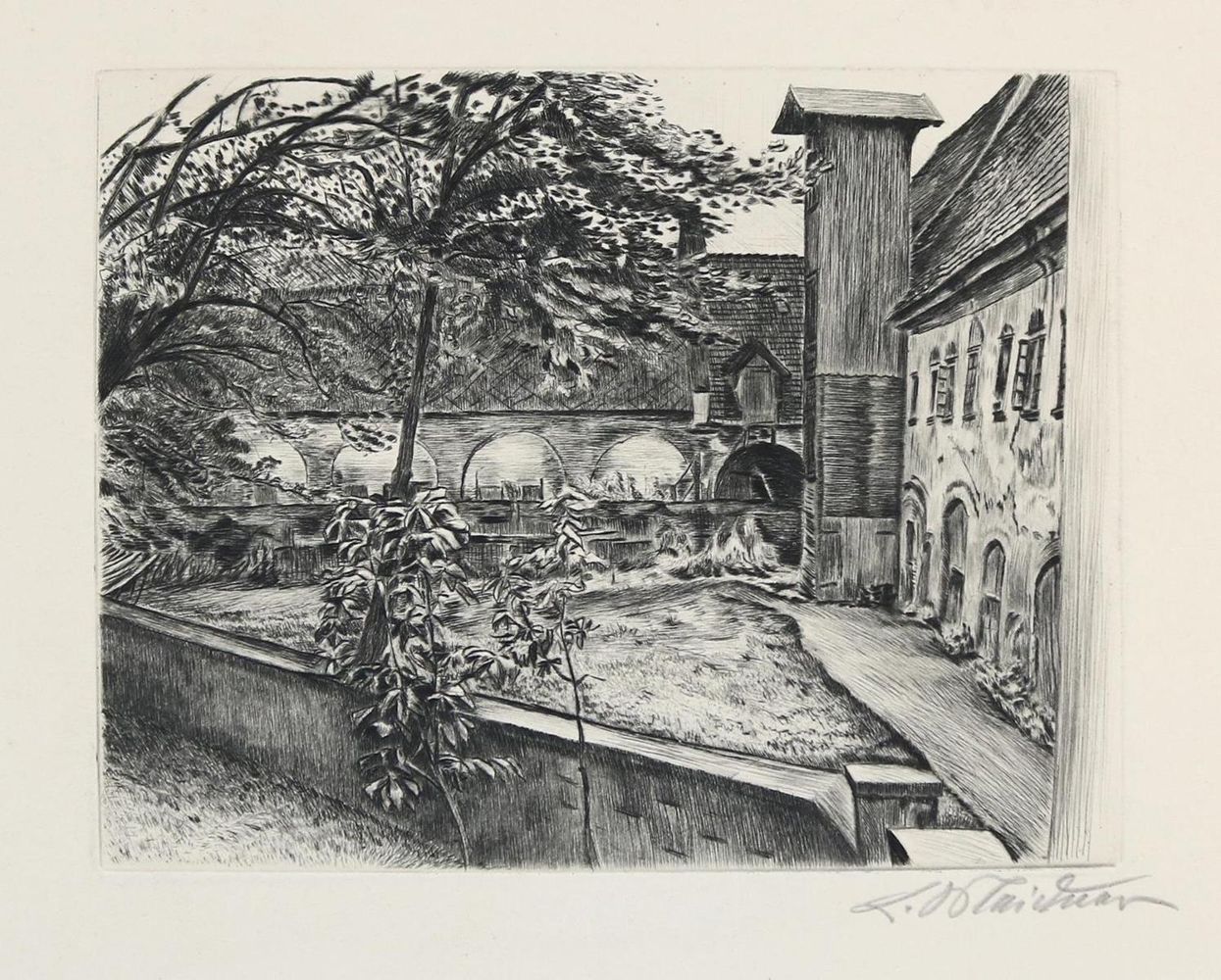 Große Abbildung Nr.1: 134-3947 Meidner, Ludwig: (Künstlergraphik)
