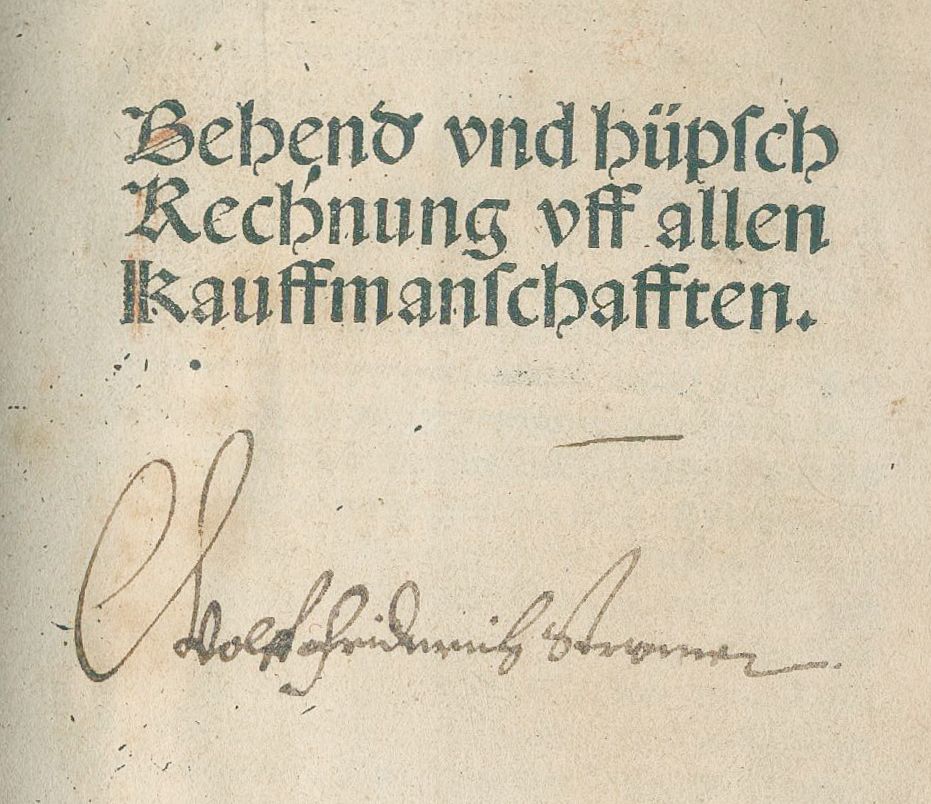 Große Abbildung Nr.2: 134-396 [Widmann, Johann].: (Alte Drucke, Handschriften und Theologie)