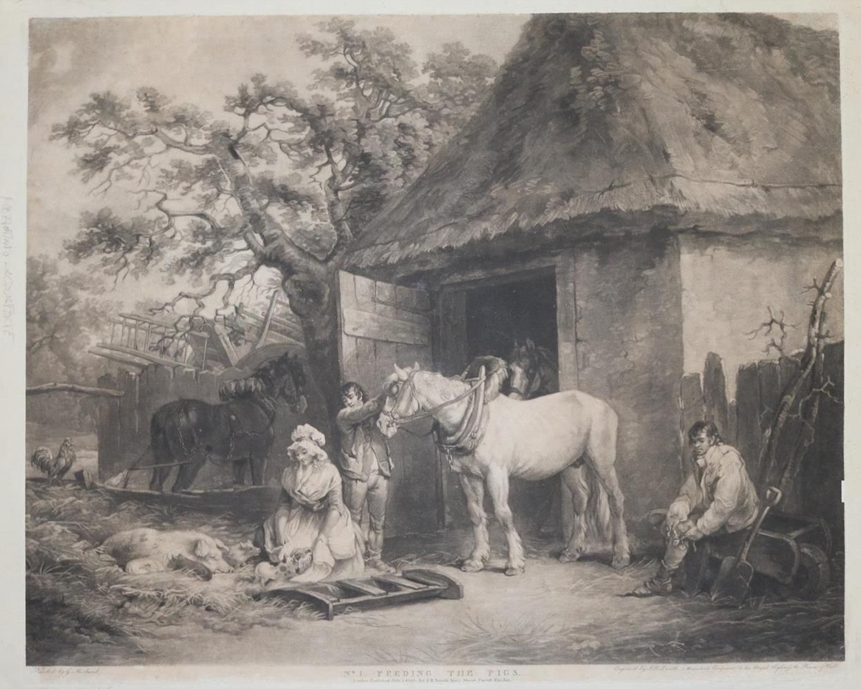 Große Abbildung Nr.2: 134-3979 Morland, George: (Künstlergraphik)