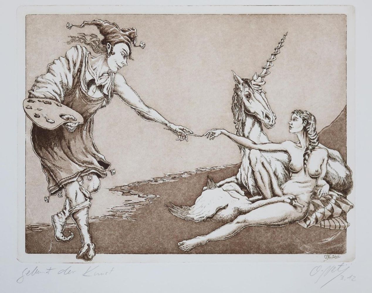 Große Abbildung Nr.3: 134-4003 Netivi, Oded: (Künstlergraphik)