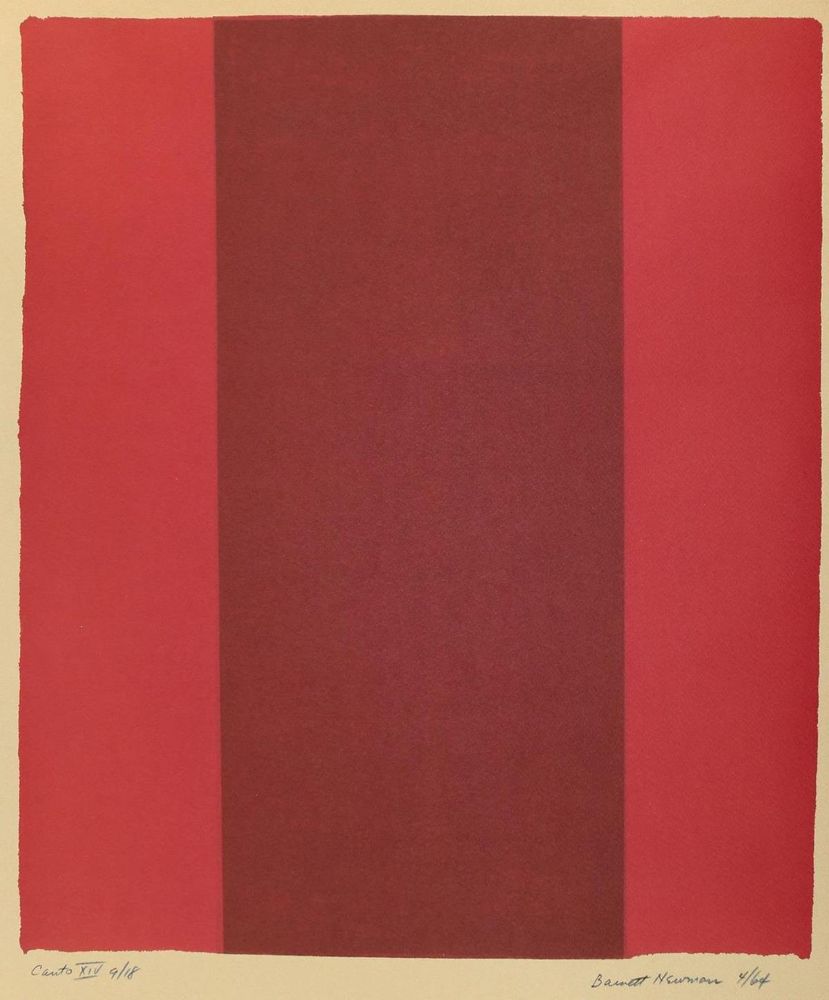 Große Abbildung Nr.1: 134-4009 Newman, Barnett: (Künstlergraphik)