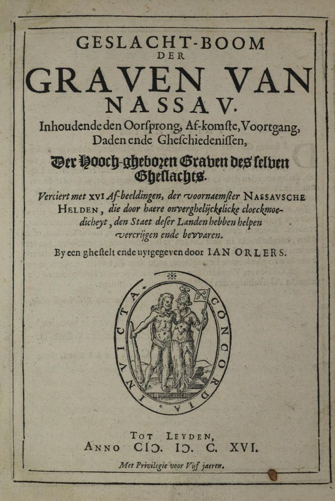 Große Abbildung Nr.1: 134-401 Orlers,J.: (Genealogie und Heraldik, Benelux)