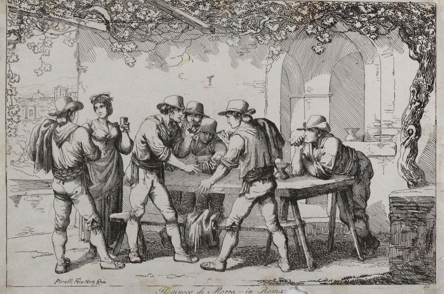 Große Abbildung Nr.1: 134-4058 Pinelli, Bartolomeo: (Künstlergraphik)