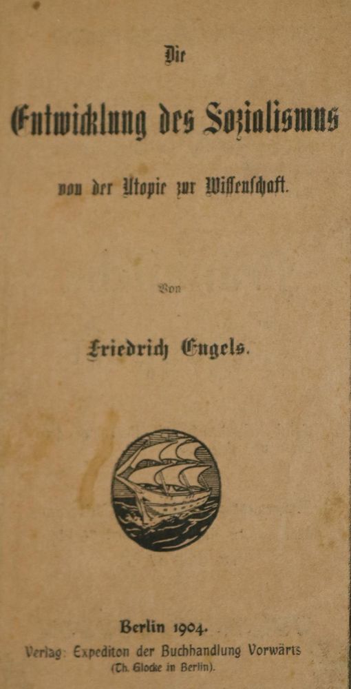Große Abbildung Nr.1: 134-412 Engels,F.: (Sozialismus)