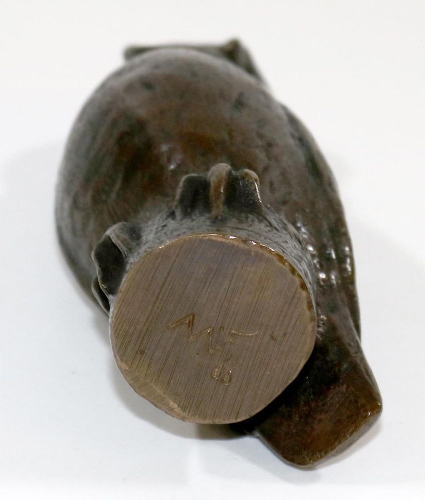 Große Abbildung Nr.3: 134-4237 Eule.: (Künstlergraphik, Skulpturen - Plastiken)