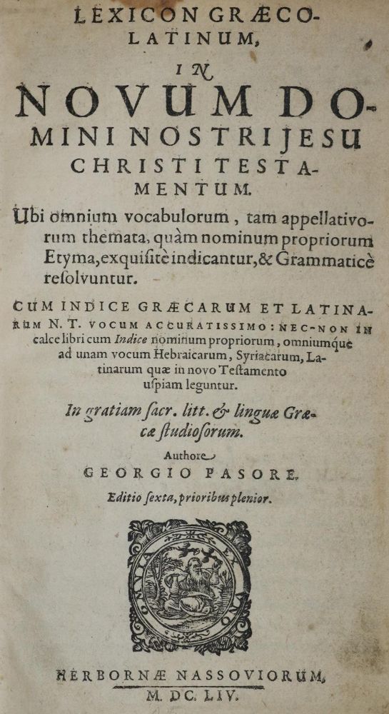 Große Abbildung Nr.1: 134-43 Pasor,G.: (Bibeln)