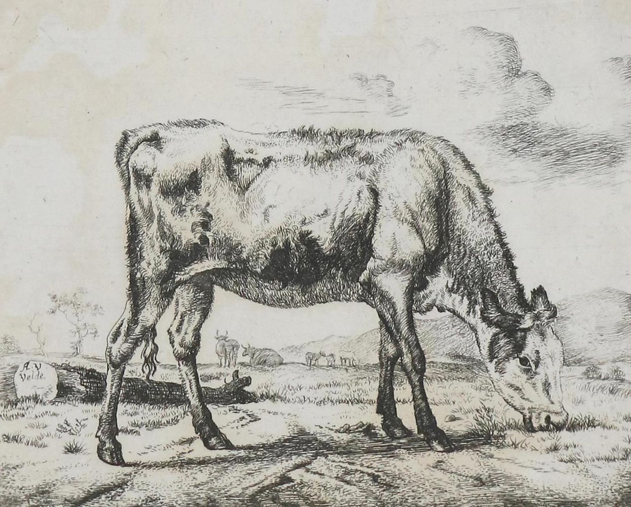 Große Abbildung Nr.1: 134-4374 Velde, Adriaen van de: (Künstlergraphik)