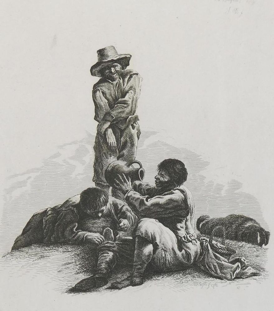 Große Abbildung Nr.2: 134-4374 Velde, Adriaen van de: (Künstlergraphik)