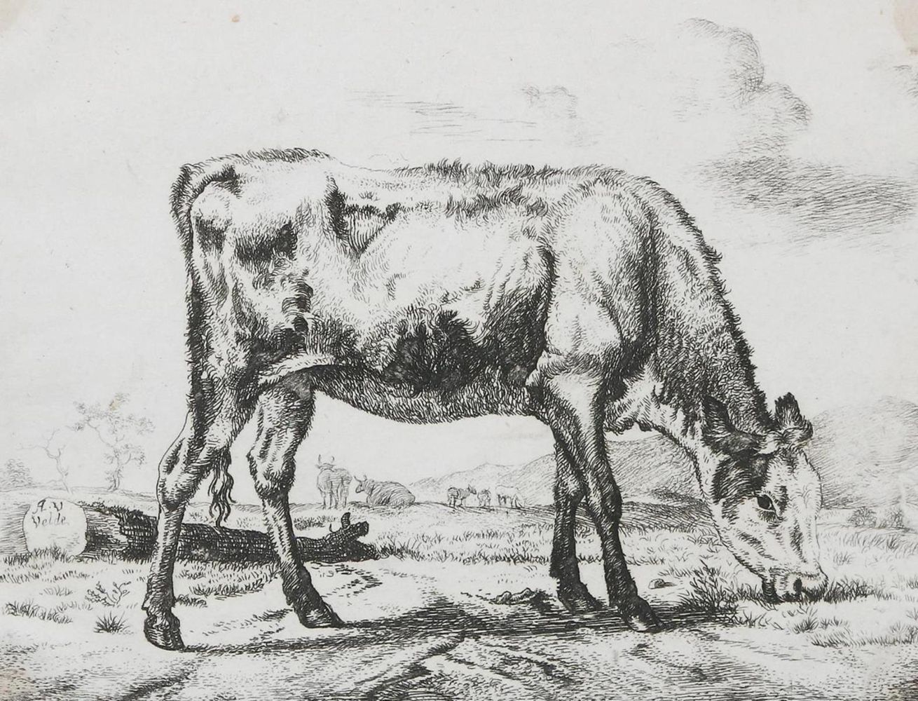 Große Abbildung Nr.1: 134-4375 Velde, Adriaen van de: (Künstlergraphik)
