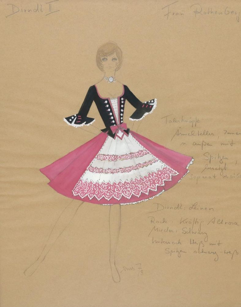 Große Abbildung Nr.1: 134-438 Schröder, Eva-Maria.: (Film - Theater - Tanz, Varietégarderobe.)