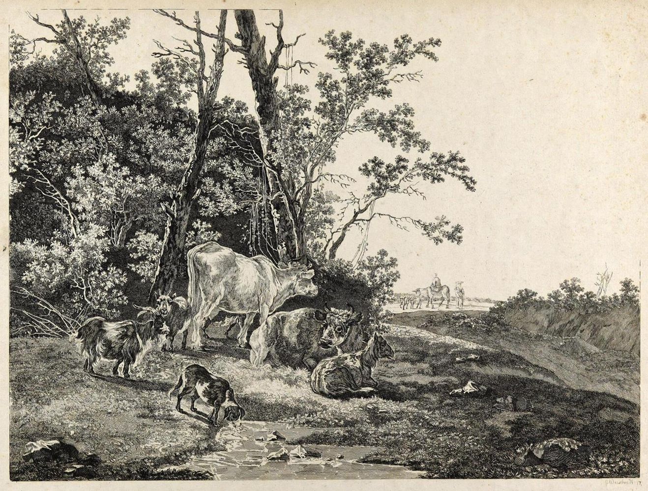 Große Abbildung Nr.1: 134-4427 Weisbrod, Carl Wilhelm: (Künstlergraphik)